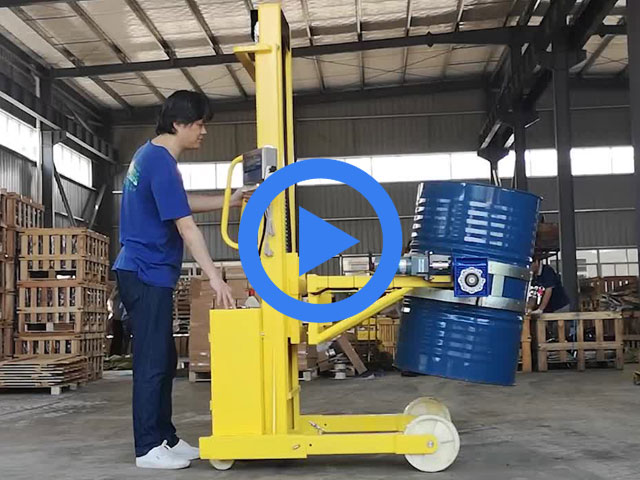 TD850E系列電動油桶翻轉(zhuǎn)倒料應(yīng)用案例